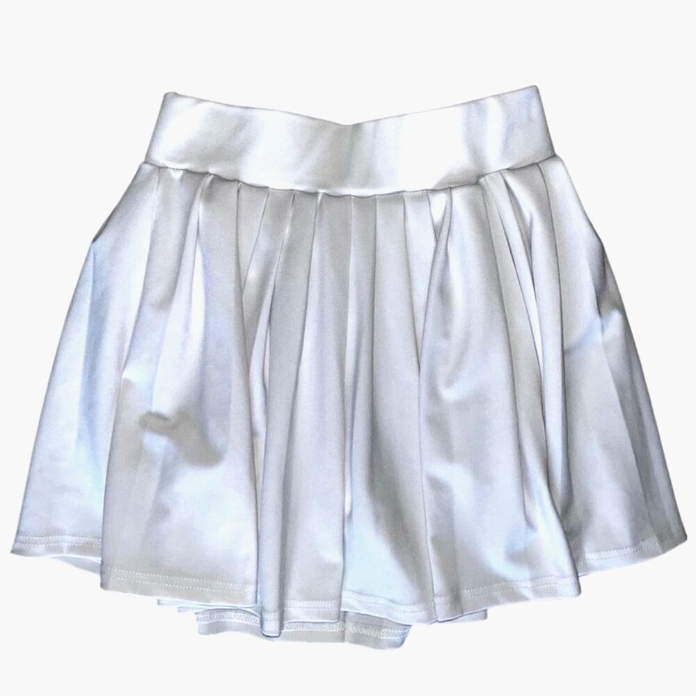 Indero white pleated‎ skort small